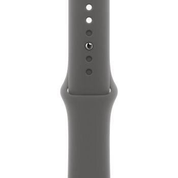 Apple Watch Series 11, 42 mm, Silver Aluminum Stone Gray Sport Band M/L